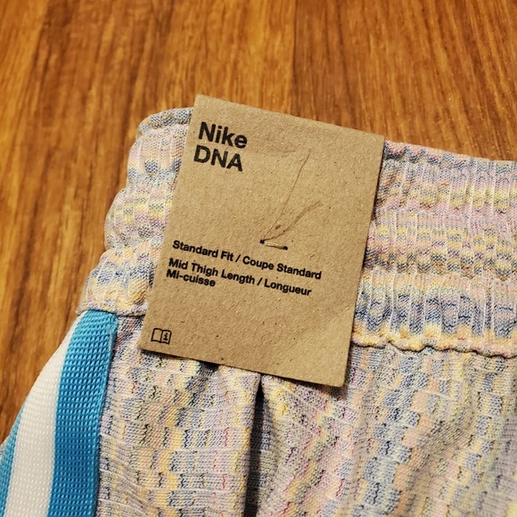 Nike LeBron Basketball Shorts Men Large White Blue Nike‎ Pro DNA 3n1 FZ1058-121 - Picture 10 of 10